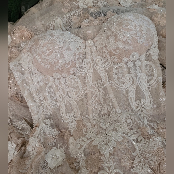 Eva Lendel "Santa" Wedding Dress ABSOLUTELY STUNNING - Picture 4 of 13